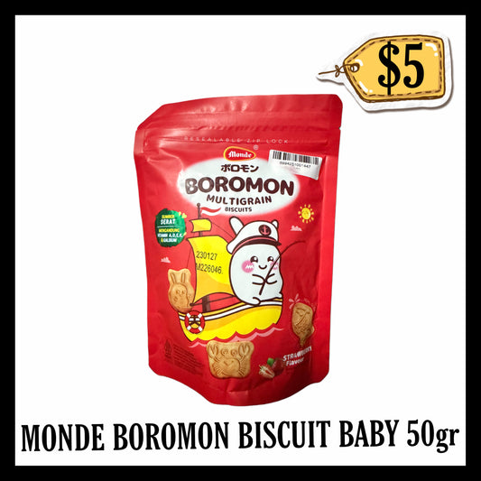 Monde Boromon Biscuit Baby 50gr (BBD 23 JAN 2027)