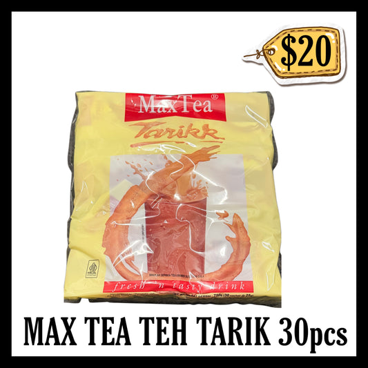 Max Tea Teh Tarik 30pcs (BBD END AUG 2027)