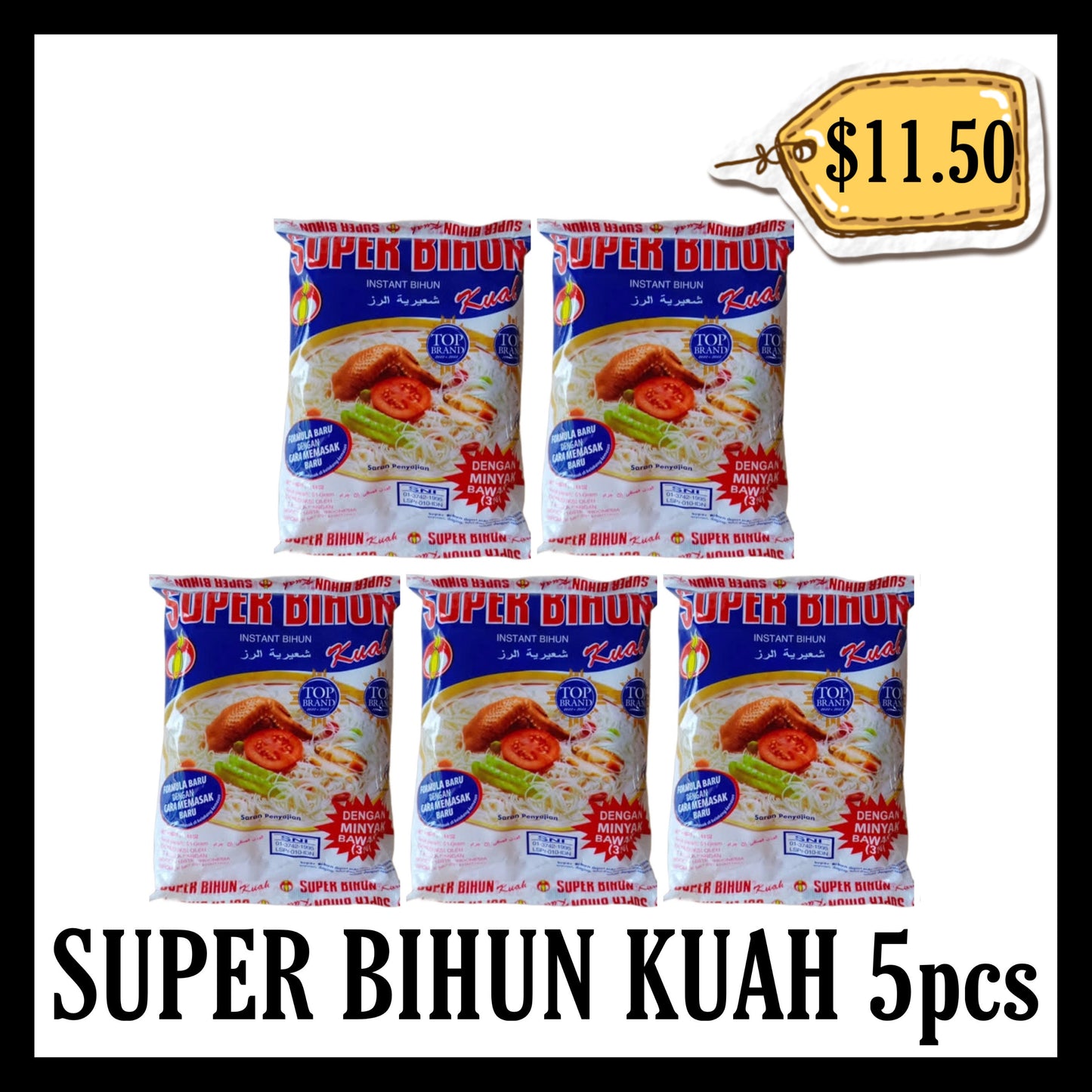 Super Bihun Kuah Bundle 5pcs (BBD 21 MAY 2027)