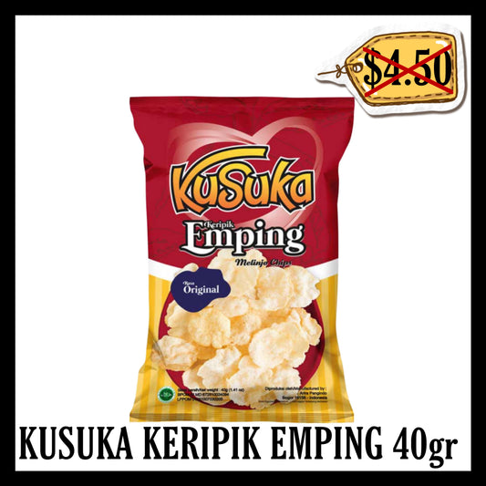 (SALE 20% OFF) Kusuka Emping 40gr (BBD 27 OCT 2026)