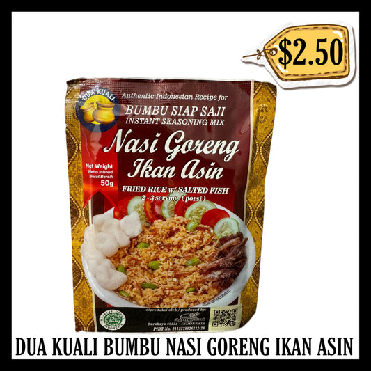 Dua Kuali Bumbu Nasi Goreng Ikan Asin (BBD 01 MAY 2027)