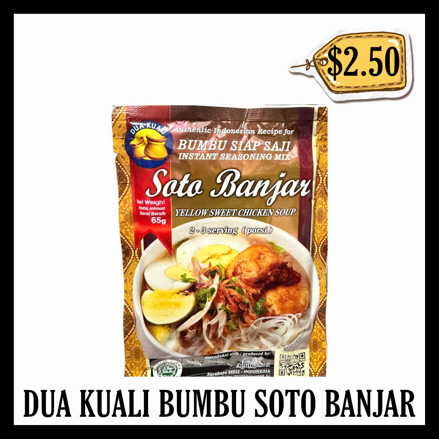 Dua Kuali Bumbu Soto Banjar (BBD 01 OCT 2027)