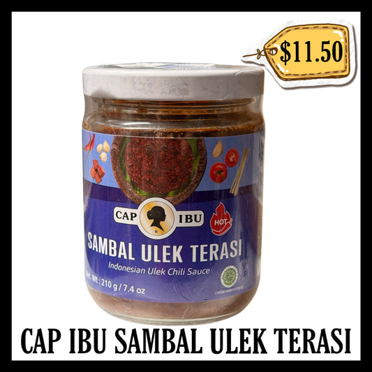 Cap Ibu Sambal Ulek Terasi Hot (BBD 23 DEC 2027)