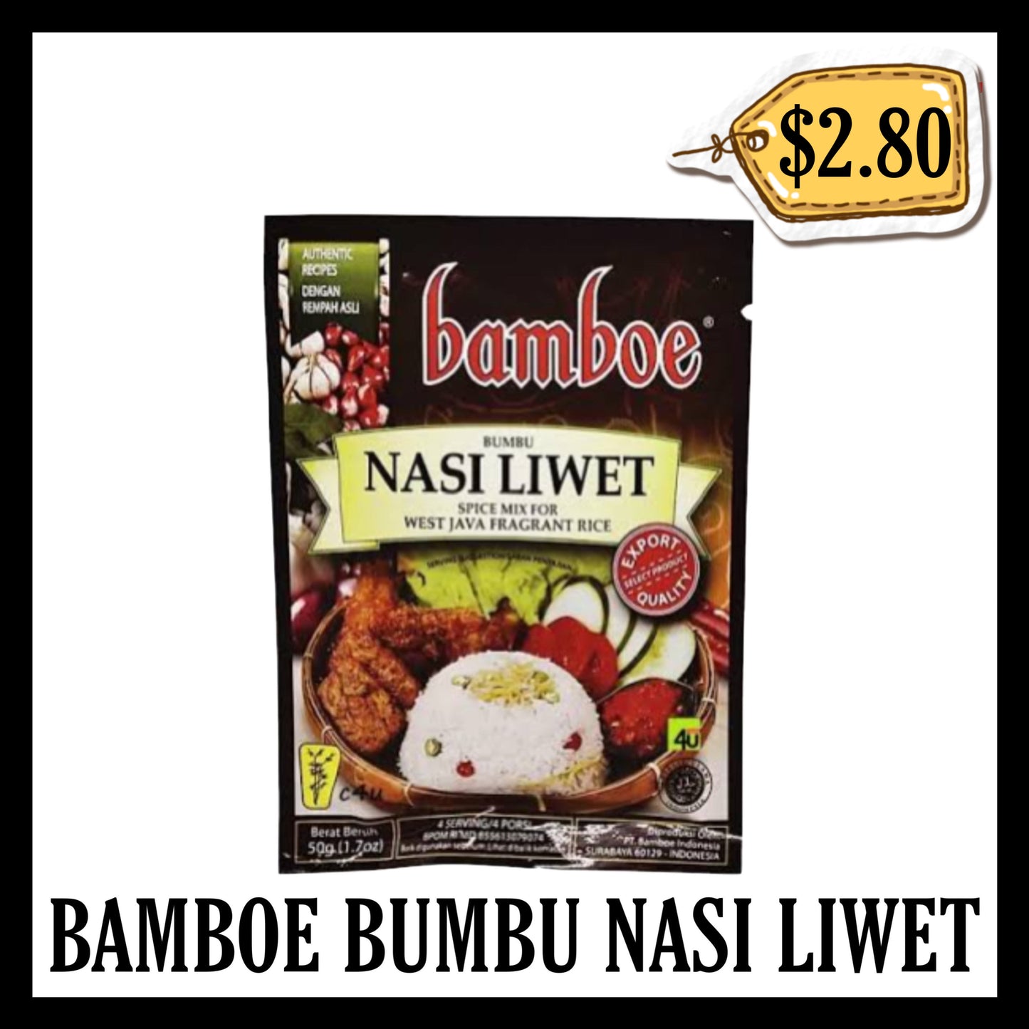 Bamboe Bumbu Nasi Liwet (BBD 01 APR 2027)