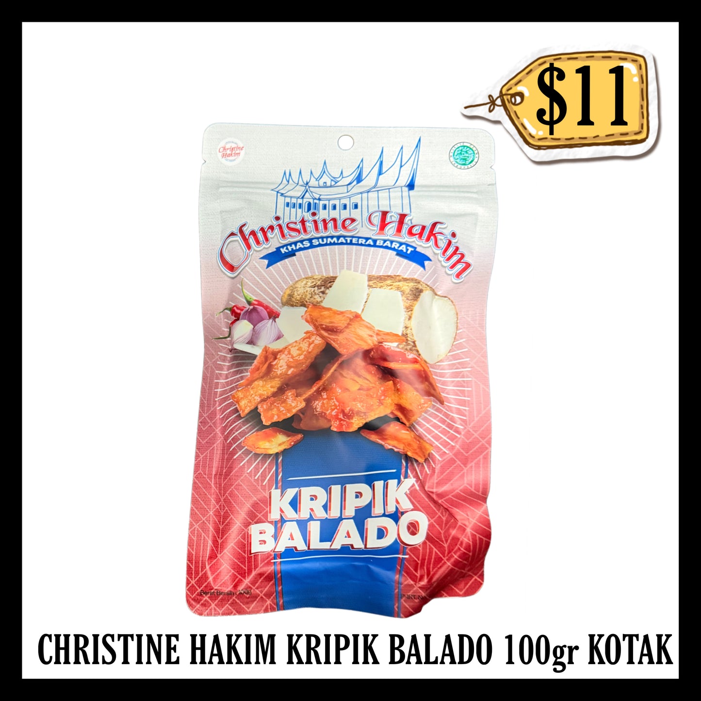 Christine Hakim Kripik Balado 100gr Kotak (BBD END JAN 2027)