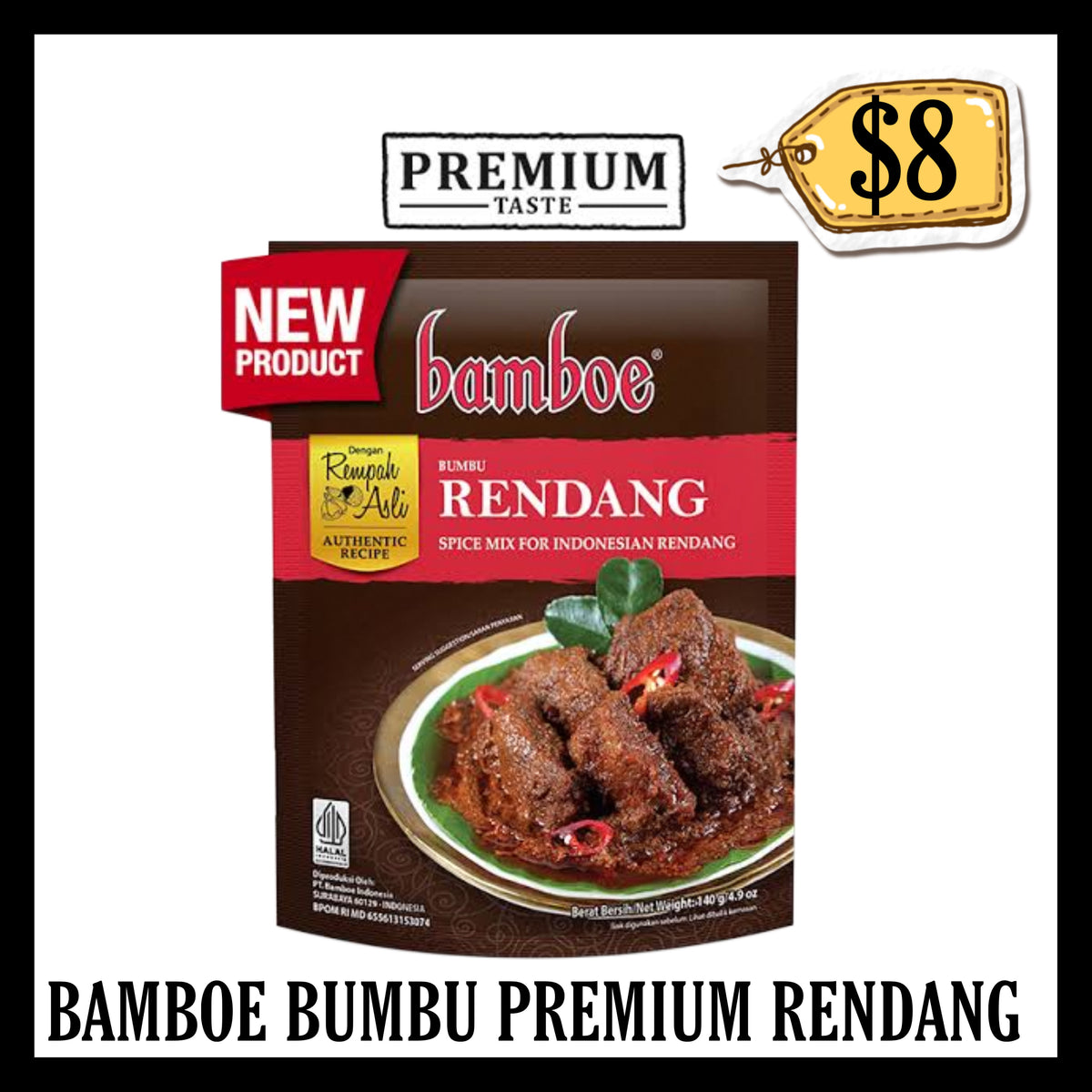 Bamboe Bumbu Premium Rendang (BBD 13 FEB 2028)