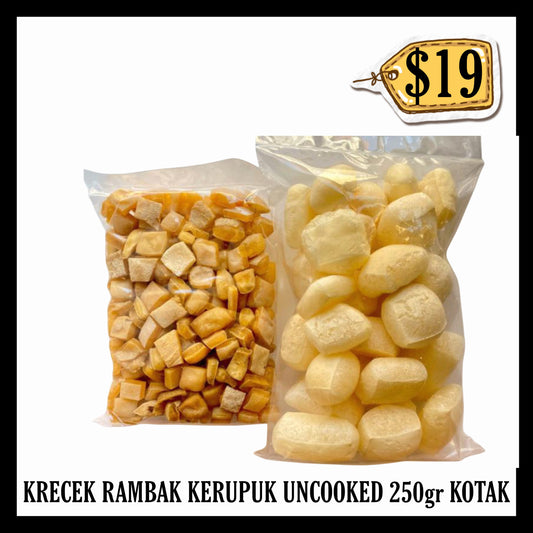 Krecek Rambak Kerupuk Uncooked 250gr Kotak